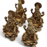 Divinités miniatures en laiton - Lakshmi (52 g) - 49 mm