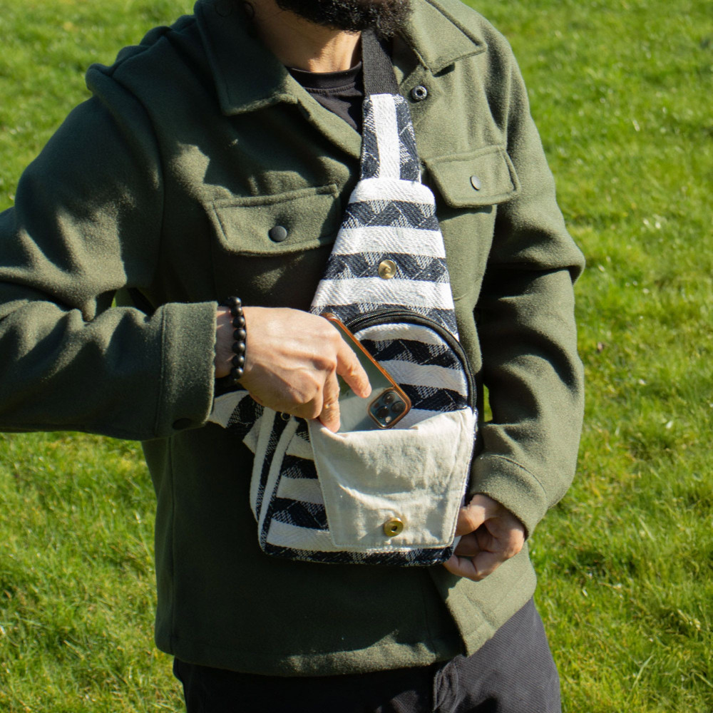 Sacs Jacquard Naturels - Atlas Nomad - Sac bandoulière