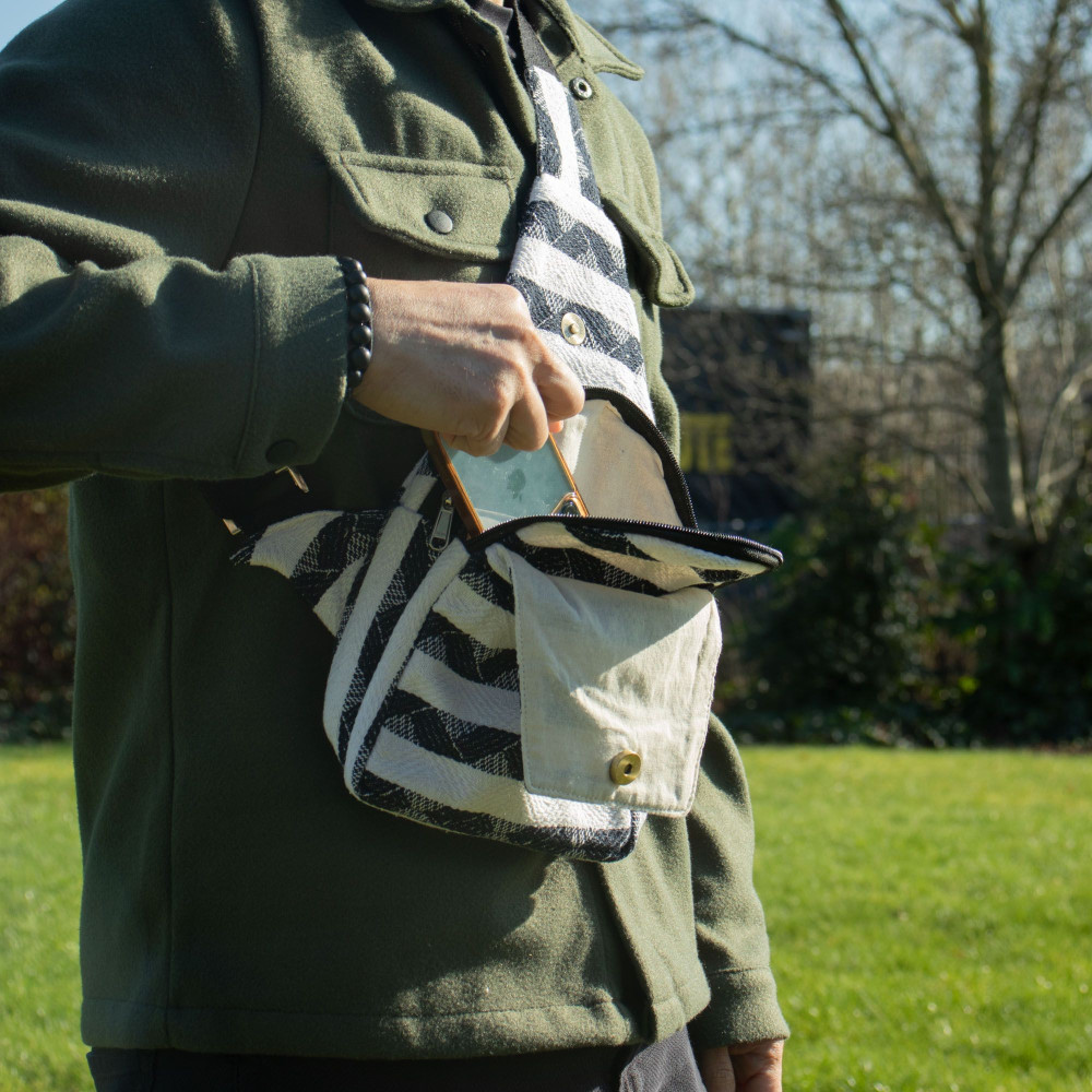 Sacs Jacquard Naturels - Atlas Nomad - Sac bandoulière