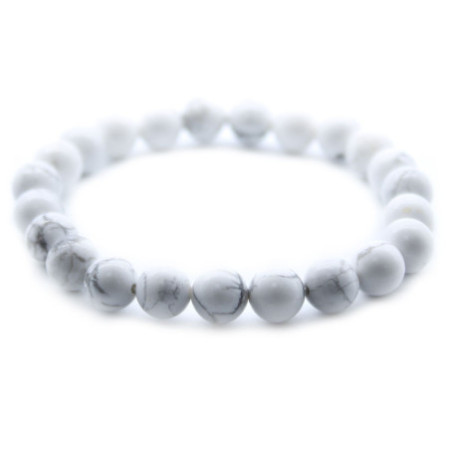 Bracelet Power - Jaspe blanc