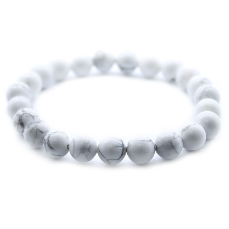 Bracelet Power - Jaspe blanc