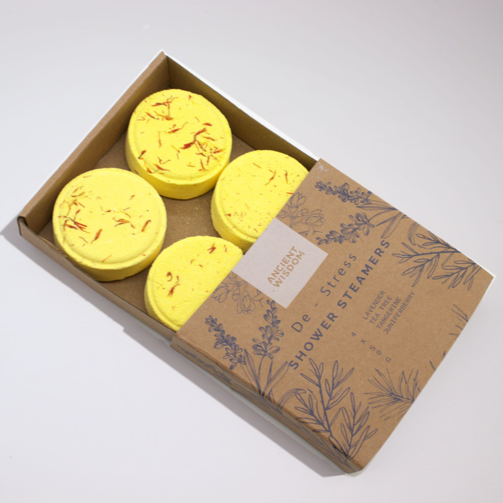 Pastilles de douche Zen - Coffret cadeau bien-être et thérapie - Dé-stress