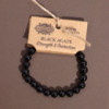 Bracelet de pouvoir - Agate noire