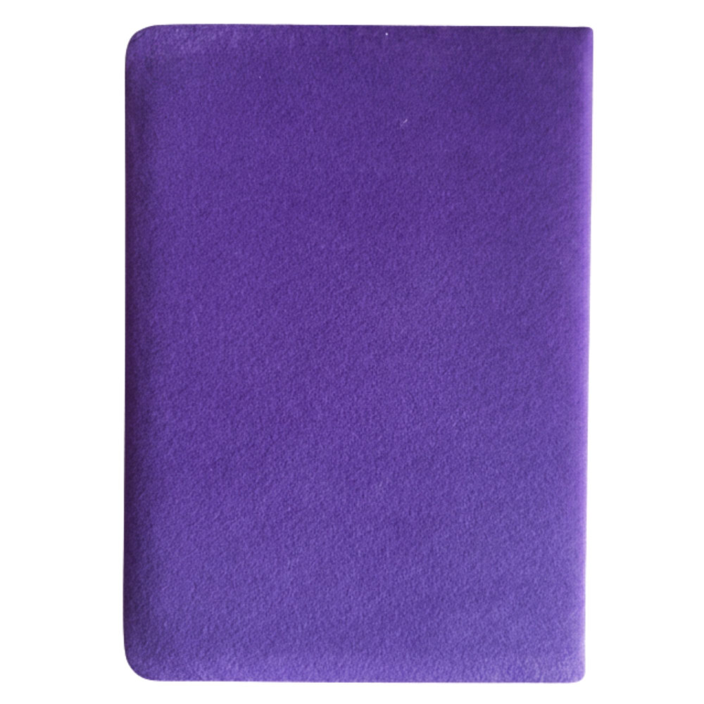 Carnet en velours violet - 80 pages - Créez de la magie