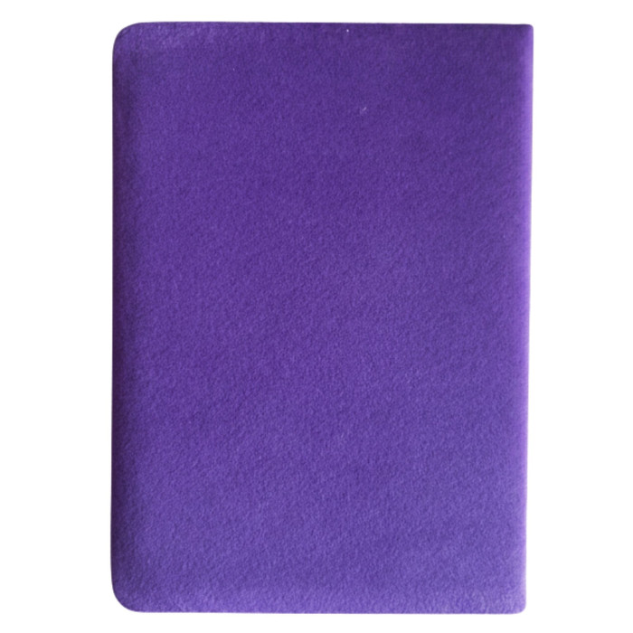 Carnet en velours violet - 80 pages - Créez de la magie