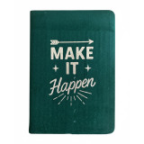 Carnet en velours vert foncé - 80 pages - Faites-le arriver
