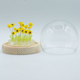 Dôme de jardin lumineux à fleurs - 20 tournesols - LED USB