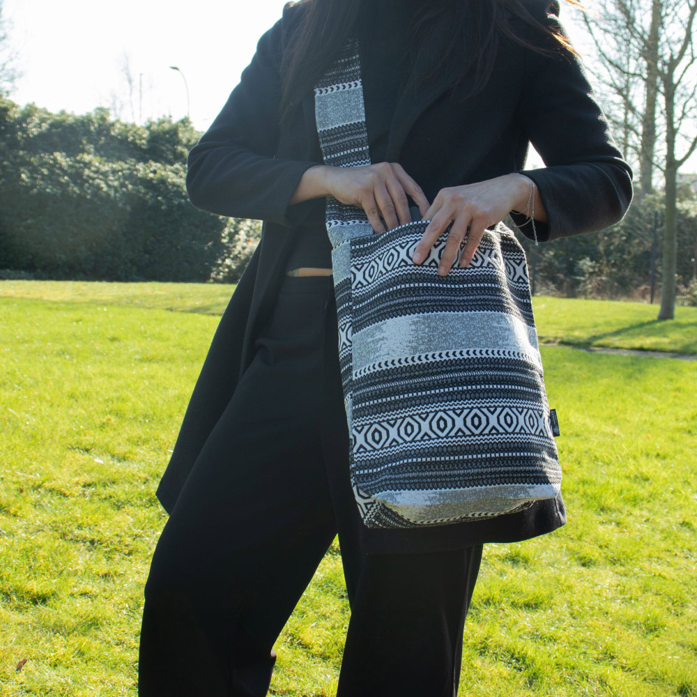 Sacs Jacquard Naturels - Caravane Urbaine - Sac Nomade