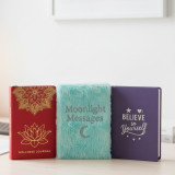 Carnet de rêves souple - 80 pages - Messages au clair de lune