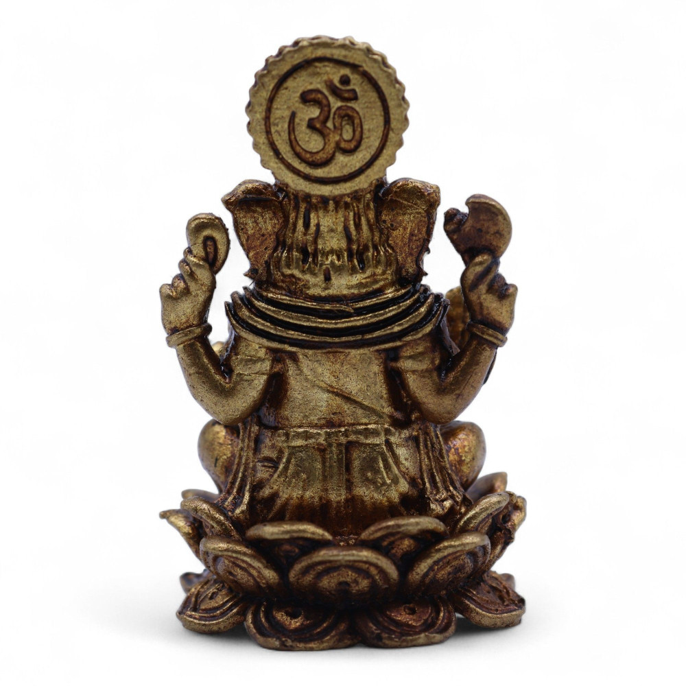 Divinités miniatures en laiton - Ganesha (52 g) - 49 mm