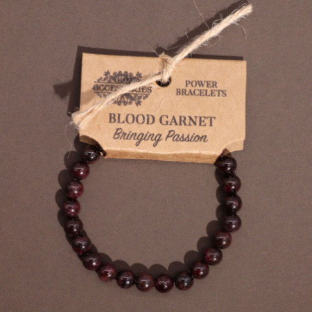 Bracelet de pouvoir - Grenat sanguin