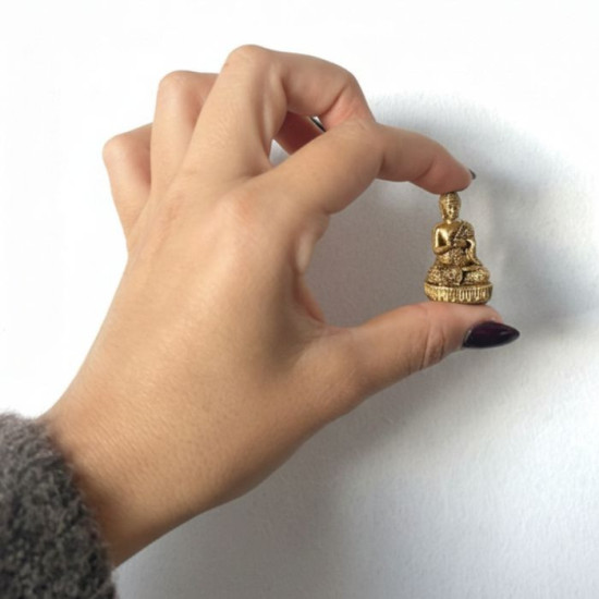 Divinités miniatures en laiton - Bouddha (17 g) - 34 mm