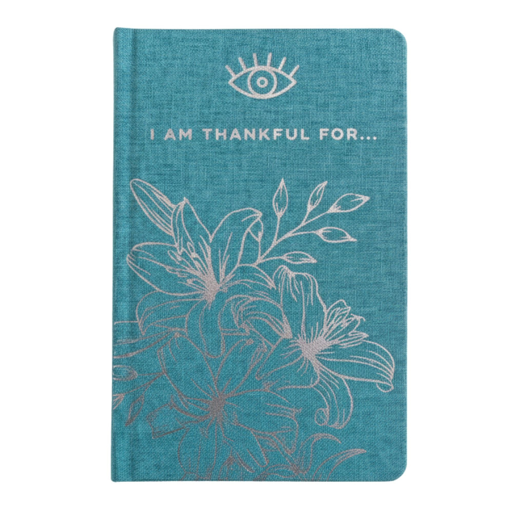 Journal de gratitude bleu avec une touche d'espoir - 120 pages - Je suis reconnaissant(e) pour