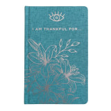 Journal de gratitude bleu avec une touche d'espoir - 120 pages - Je suis reconnaissant(e) pour
