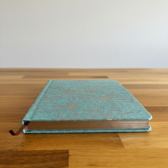 Journal de gratitude bleu avec une touche d'espoir - 120 pages - Je suis reconnaissant(e) pour