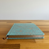 Journal de gratitude bleu avec une touche d'espoir - 120 pages - Je suis reconnaissant(e) pour