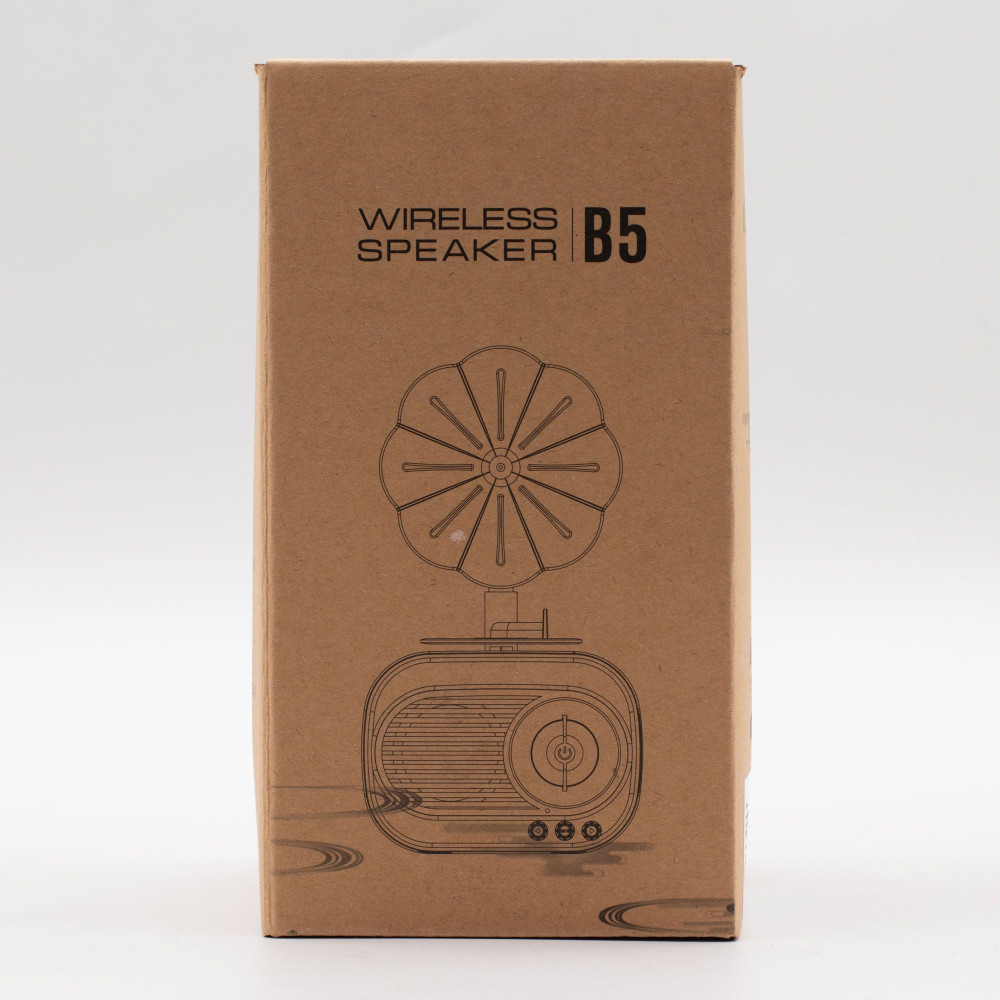 Mini gramophone rétro - Bluetooth et radio FM - 5 watts x 1
