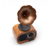 Mini gramophone rétro - Bluetooth et radio FM - 5 watts x 1