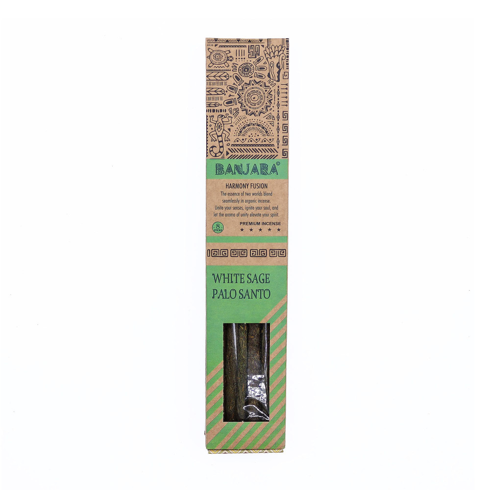 Bâtonnets de fumigation Banjara Palo Santo - Lot de 6 - Boîte