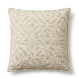 Housse de coussin classique - Crème géométrique neutre - 45 x 45 cm