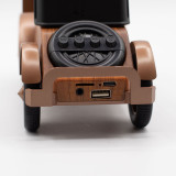 Haut-parleur et support de téléphone pour voiture vintage classique - Bluetooth - 5 watts