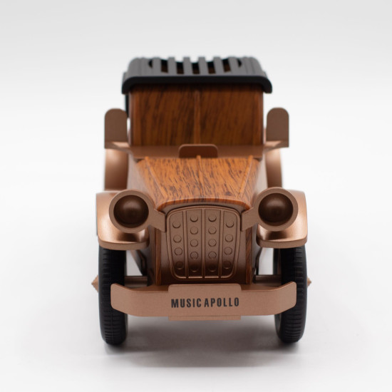 Haut-parleur et support de téléphone pour voiture vintage classique - Bluetooth - 5 watts