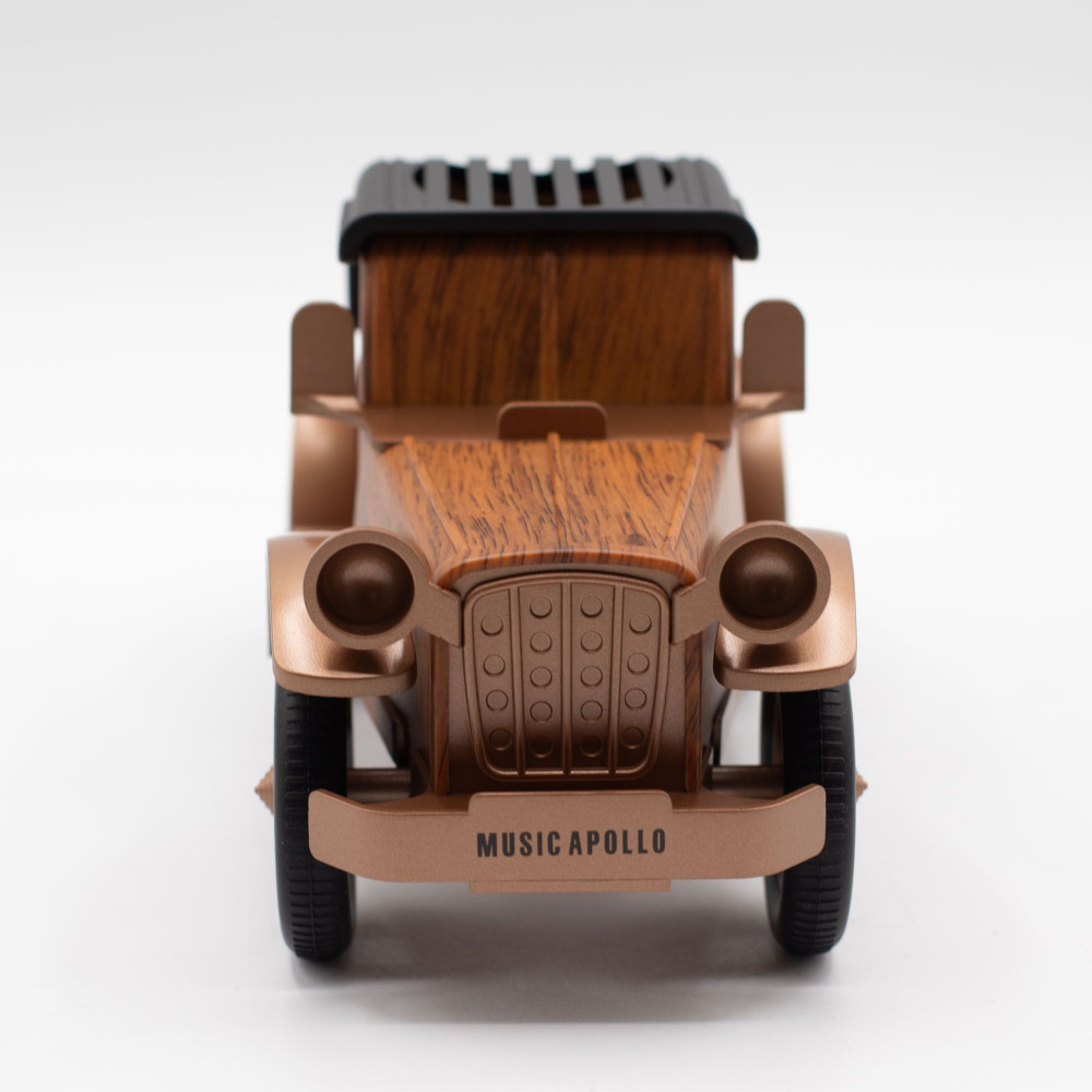 Haut-parleur et support de téléphone pour voiture vintage classique - Bluetooth - 5 watts