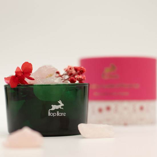 Coffret diffuseur Hop Hare Cristaux et Fleurs - Les Amoureux