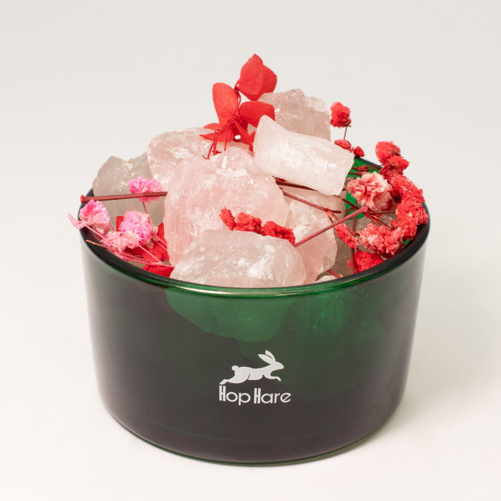 Coffret diffuseur Hop Hare Cristaux et Fleurs - Les Amoureux