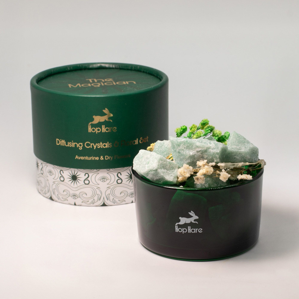 Coffret diffuseur Hop Hare Cristaux et Fleurs - Le Magicien