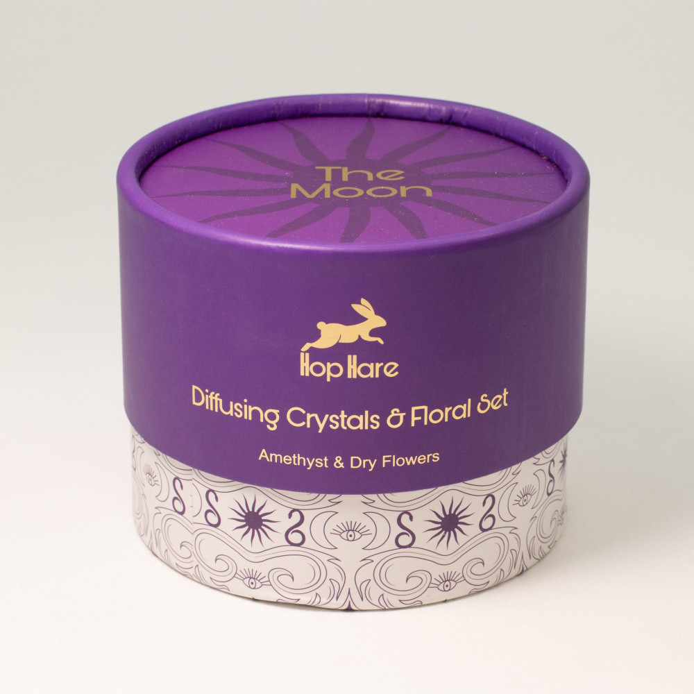 Coffret diffuseur Hop Hare Cristaux et Fleurs - La Lune