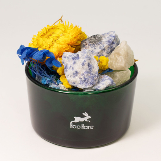 Coffret diffuseur Hop Hare Cristaux et Fleurs - Le Soleil