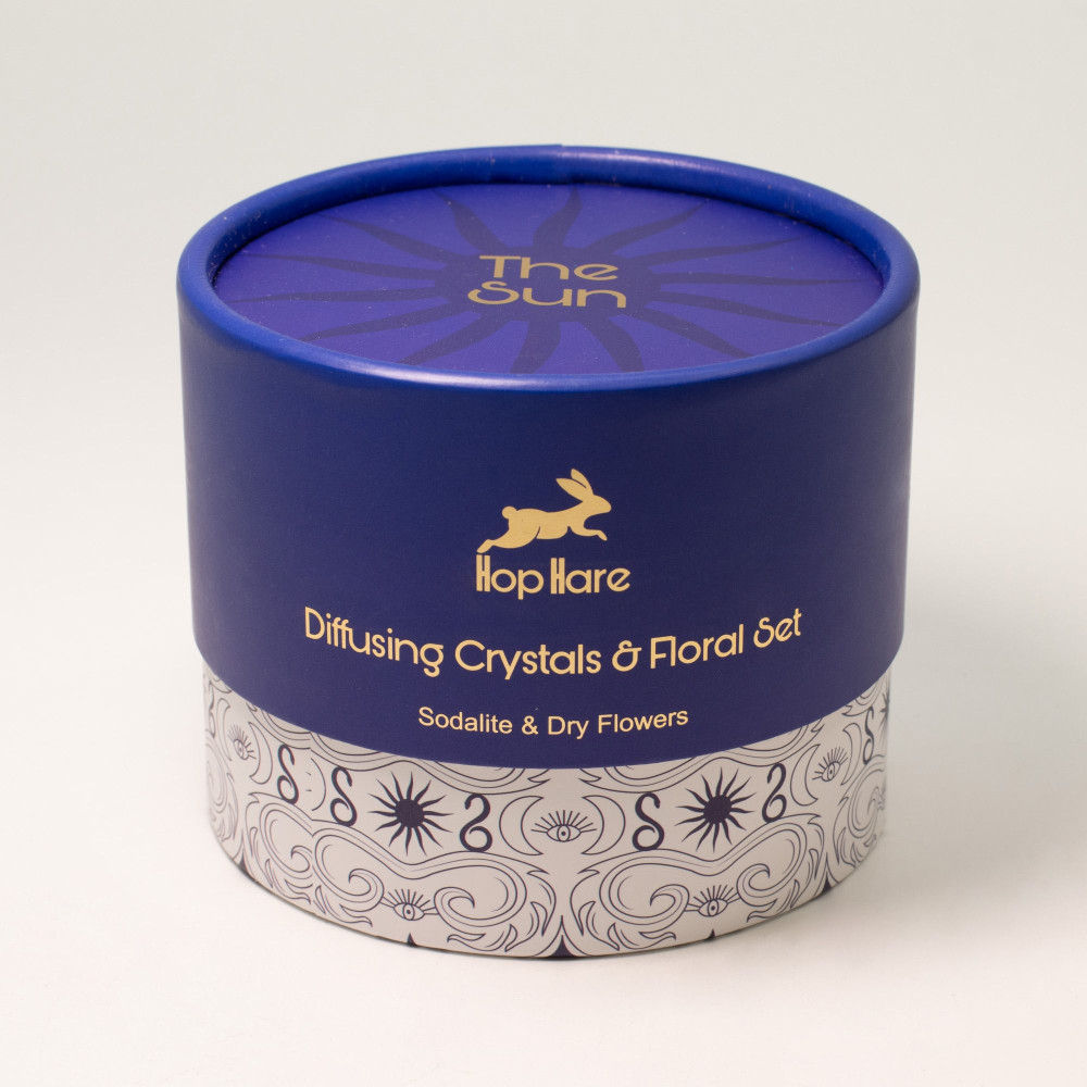 Coffret diffuseur Hop Hare Cristaux et Fleurs - Le Soleil