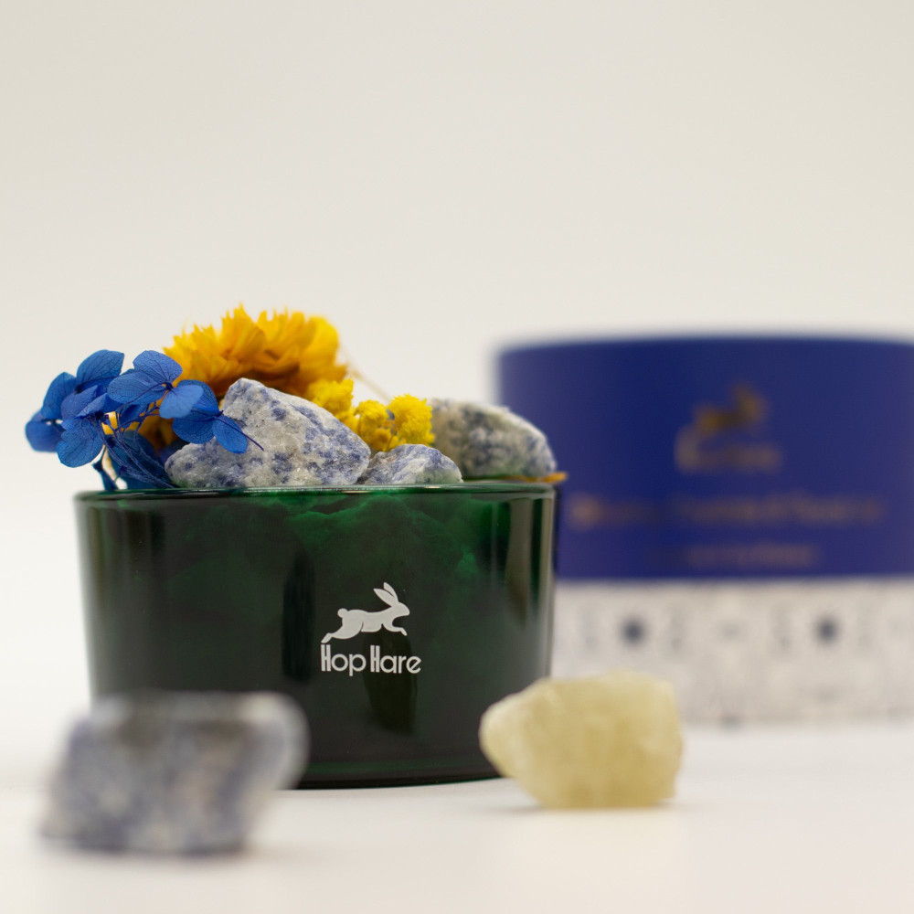 Coffret diffuseur Hop Hare Cristaux et Fleurs - Le Soleil