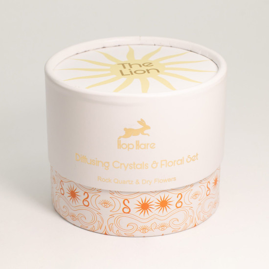 Coffret diffuseur Hop Hare Cristaux et Fleurs - Le Lion