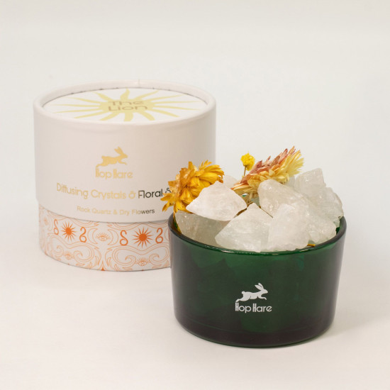 Coffret diffuseur Hop Hare Cristaux et Fleurs - Le Lion