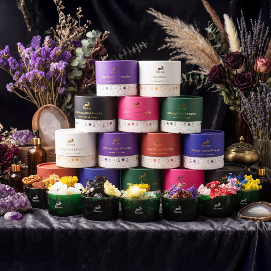 Coffret diffuseur Hop Hare Cristaux et Fleurs - Le Roi