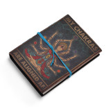 Carnet en cuir imprimé - Mes chakras sont parfaitement alignés - 17,8 × 12,7 cm