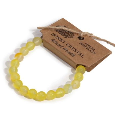 Bracelet de puissance - Cristal de miel