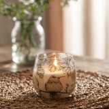 Bougies en petit pot de verre - Tirées à la flamme