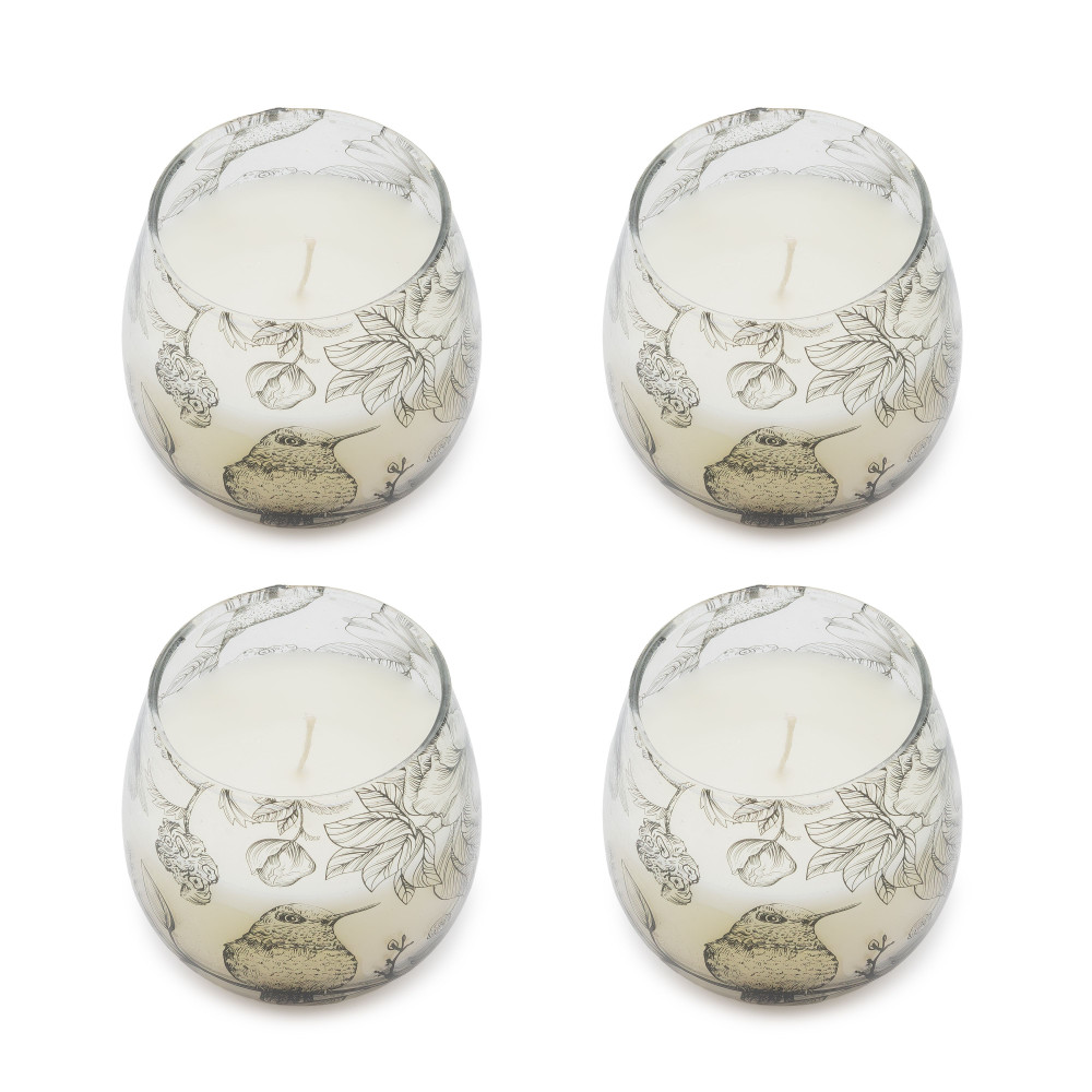 Bougies en petit pot de verre - Tirées à la flamme