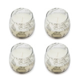 Bougies en petit pot de verre - Tirées à la flamme