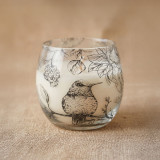 Bougies en petit pot de verre - Tirées à la flamme
