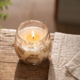 Bougies en petit pot de verre - Tirées à la flamme