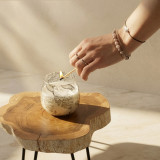 Bougies en petit pot de verre - Tirées à la flamme