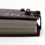 Carnet en cuir imprimé - Ne renoncez jamais à vos rêves - 17,8 × 12,7 cm