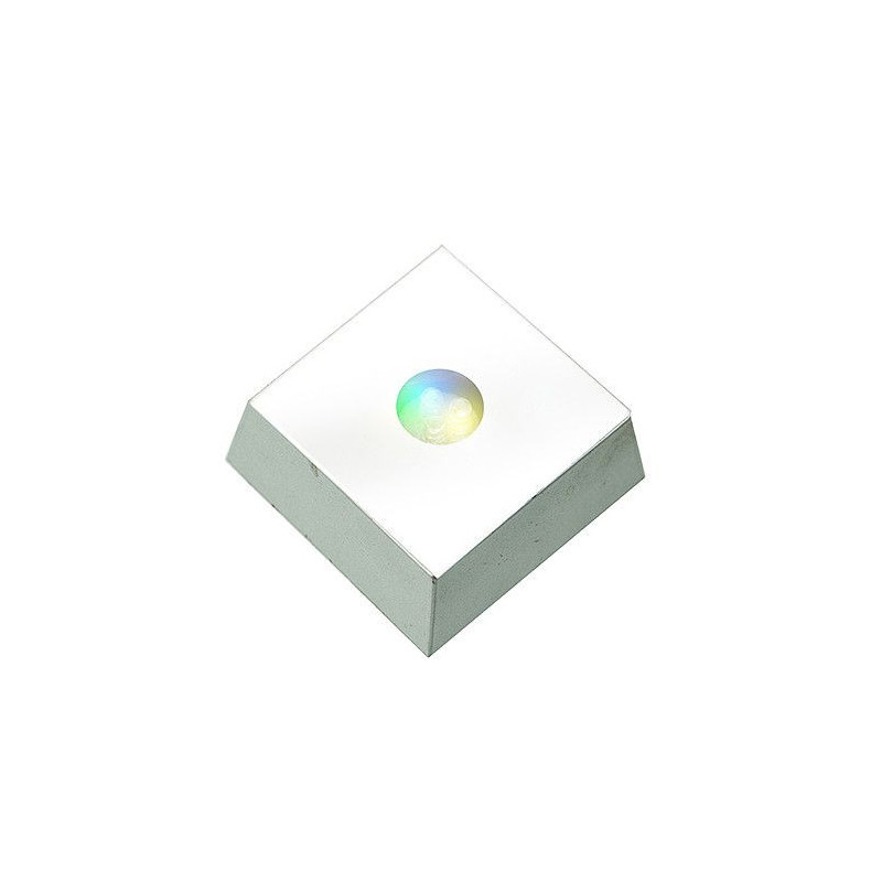 Boîte lumineuse LED carrée pour cristaux