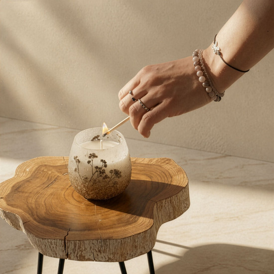 Bougies en petit pot de verre - Wildlight Woods