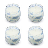 Bougies en petit pot de verre - Brise marine