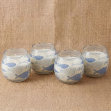 Bougies en petit pot de verre - Brise marine